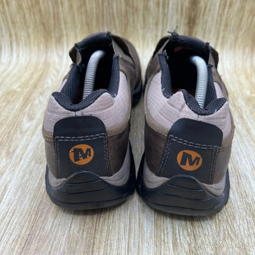 Merrell Moab Rover Men's Size 12 Kangaroo Brown Leather Slip On Vibram J21307